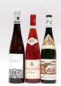 Chateau D'Aqueria (Tavel) 2007, 2 bottles, Reiterpfad in der Hohl (Von Buhl) 2015, 2 bottles, two