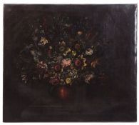 DUTCH SCHOOL (18TH /19TH CENTURY) Still Life study of mixed flowers in a vase oil on canvas 75 x