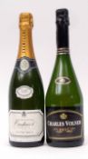 Charles Volner sparkling, 1 bottle, Champagne Oudinot cuvee Brut NV, 1 bottle (2 bottles in all)