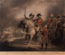 AFTER SIR WILLIAM BEECHEY engraved by James Ward "His Majesty reviewing the Third or Prince of