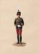 RODNEY PLAYER (19TH/20TH CENTURY) "10th (Prince of Wales Own Royal) Hussars Levee Dress 1923"
