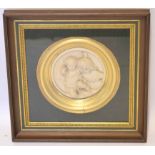 Reproduction plaster intaglio type picture