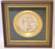 Reproduction plaster intaglio type picture