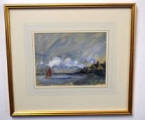 Jean Dryden Alexander, initialled and dated 1930, watercolour, Potter Heigham on the Broads, 16 x