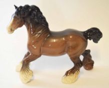 Beswick ware figure of a shire horse