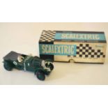 Boxed Triang, Scalextric, vintage car racing, Bentley, MM/C 64 in racing green, in its original