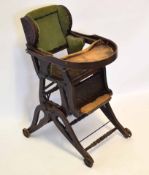 Late 19th century child's high chair