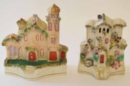 Pair of Staffordshire cottages, late 19th century