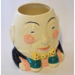 Pottery jar modelled as Humpty Dumpty