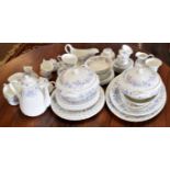 Quantity of china, dinner service, predominantly Wedgwood in the Angela pattern comprising 6