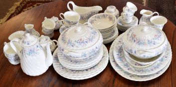 Quantity of china, dinner service, predominantly Wedgwood in the Angela pattern comprising 6
