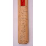 GRAY-NICHOLS cricket bat, signed by England and Pakistan including Mike Gatting (captain period)