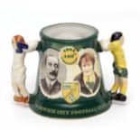 Norwich City F C limited edition tankard celebrating Centenary 1902-2002 by Great Yarmouth