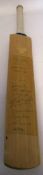 Brian Close Charity Dinner cricket bat 1996, signed by Yorkshire etc including Dickie Bird