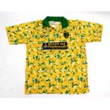 Norwich City F C "Norwich & Peterborough" shirt, signed by players including Spencer Prior