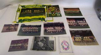 Norwich City F C autographs and photographs, circa 1980's