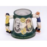 Norwich City F C limited edition tankard celebrating Centenary 1902-2002 by Great Yarmouth