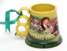 Norwich City F C limited edition tankard celebrating League Champions 2003-2004 by Great Yarmouth