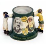 Norwich City F C limited edition tankard celebrating Centenary 1902-2002 by Great Yarmouth