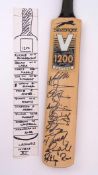 SLAZENGER V1200 cricket bat "Lashings XI" signed, including Viv Richards, Brian Lara etc