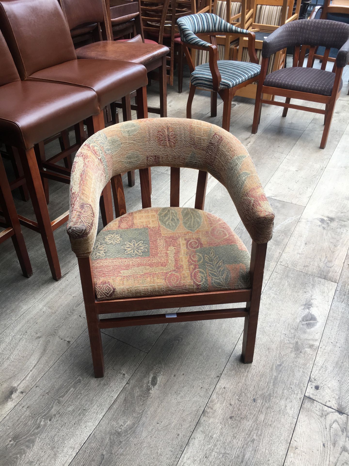 Upholstered Dining Chair, height approx 42cm.