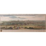 AFTER SAMUEL AND NATHANIEL BUCK "The North east prospect of the City of Norwich" hand coloured