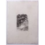 JOHN SELL COTMAN (1782-1842) Churches etc collection of eleven black and white etchings assorted