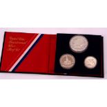 A USA bi-centennial silver proof set, 1776-1976, together with original packaging and certificate