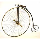 Penny Farthing cycle circa late 19th century