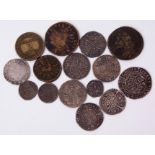 Mixed Lot: mostly UK silver coins including Henry VI groat, Henry VII groat, Henry VIII groat (2),