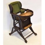 Late 19th century child's high chair