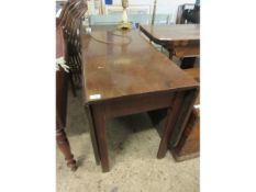 VICTORIAN MAHOGANY DROP LEAF TABLE