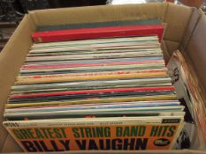 BOX CONTAINING MIXED VINYL RECORDS