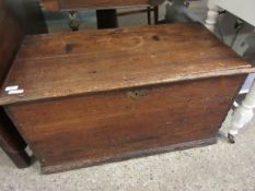 19TH CENTURY PINE LIFT UP TOP STORAGE TRUNK