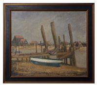 Modern British School (20th century) Walberswick, oil on canvas, indistinctly signed lower right, 65