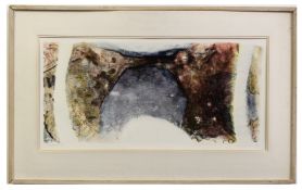 •AR Tim Goulding (born 1945), "Monganissi 1", mixed media, signed, dated 87 and inscribed with title