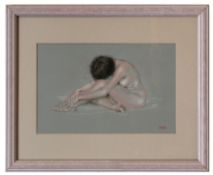 Gordon Wesley (20th century), "Tina", pastel, signed lower right, 25 x 38cm