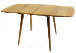 Ercol blonde drop leaf table, height 72cm