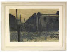 Geoffrey Le Fevre (contemporary), Street Scene, watercolour, signed and dated 69 lower left, 55 x