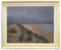 •AR Philip James, ROI (Contemporary), "Sand dunes, Wells Beach", oil on canvas, signed lower left,