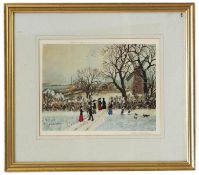 •AR Helen Layfield Bradley (1900-1979), "Winter", artist's coloured proof with publisher's blind