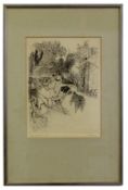 •AR Anthony Gross (1905-1984), "Valentine's Fortune", black and white etching, signed, numbered 66/