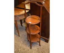 OAK FRAMED THREE-TIER CAKE STAND