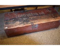 LARGE BOLTER & PAUL PINE FRAMED FITTERS TOOL BOX