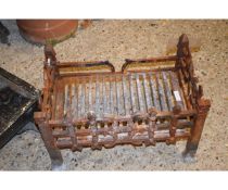 SMALL CAST IRON FIRE BASKET