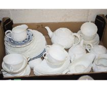 PART SET OF WEDGWOOD COUNTRY TEA WARES