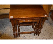 OAK NESTING TABLES