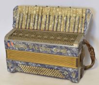 Vintage Pietro piano accordion, 53cm x 53cm