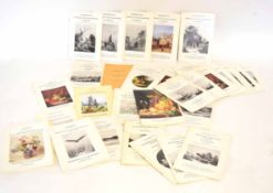 Collection of 35 exhibition catalogues for Mandell's Gallery, Elm Hill, Norwich, various dates