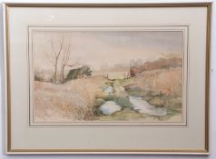 Jason Partner, signed and dated 79, watercolour, "Autumn at Rynhan", 31 x 51cm